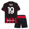 Camisola + Calções AC Milan Theo 19 Criança Equipamento 1ª 2025-26